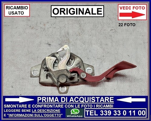 Serratura cofano anteriore - cofano, +
